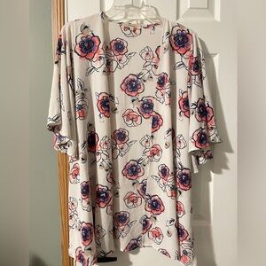 ANDREE BY UNIT Floral Print Kimono